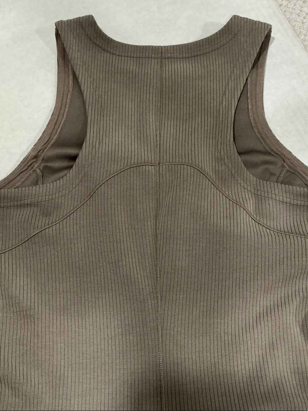 lululemon athletica Brown and Olive Women’s Bodysuit and Tank Dress Set SZ 10 - Picture 6 of 10